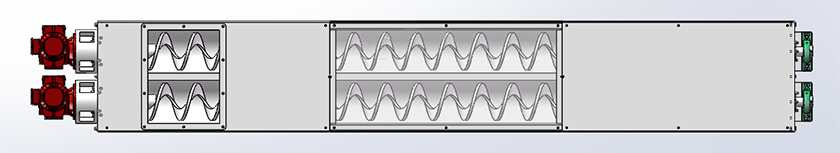 雙無軸螺旋輸送機(jī)結(jié)構(gòu)原理