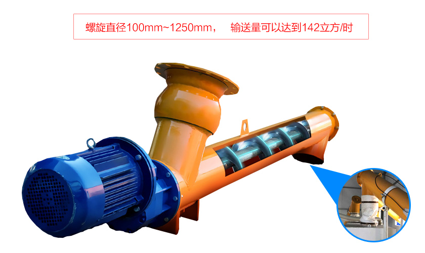 圓管螺旋給料機輸送量