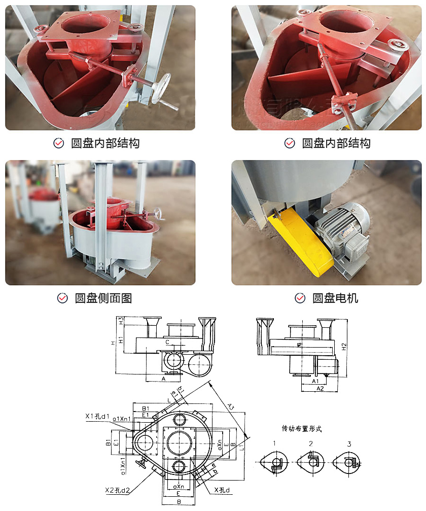 圓盤給料機圓盤結(jié)構(gòu)圖